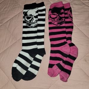 pair or knee high socks